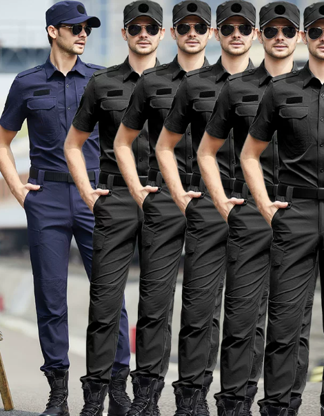 短袖速干作训服套装·保安救援战术服·户外训练教官服·夏季透气制服